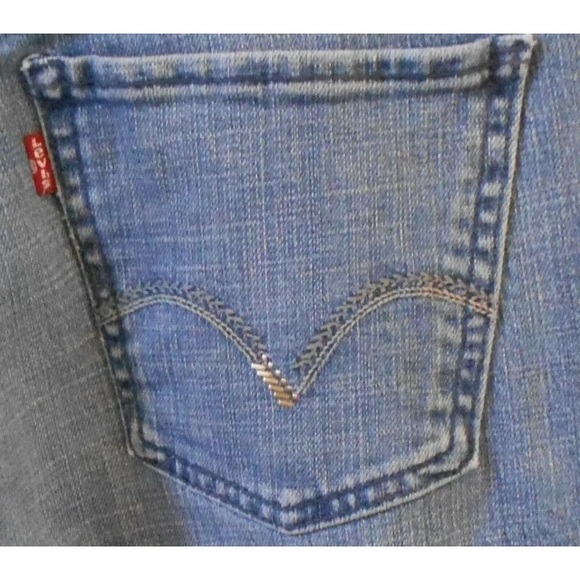 WOMENS LEVI 515 14 BOOTCUT STRETCH JEANS 34x31 - Picture 2 of 7